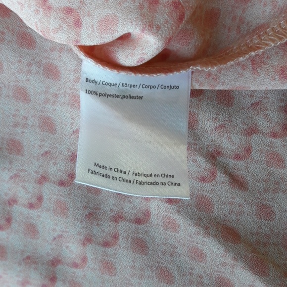 Anthro One September Pink Euphemia Peasant Blouse - Picture 6 of 7